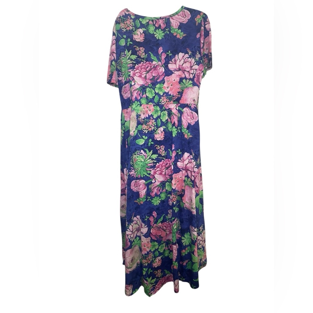 Lularoe New NWT Riley Plus Dress Floral Size 3XL - Picture 2 of 8